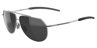 Bolle Livewire Polarized BS142002 Mens Sunglasses Silver Size 60