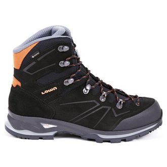 Lowa Baldo GTX Suede Textile Mens Lace Up Boots - Black Orange - Size:UK 10.5