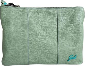 Gabs Zwarte Leren Beyonce M Schoudertas - Dames - Clutches - Groen - ONE Size - Leer - Tassen