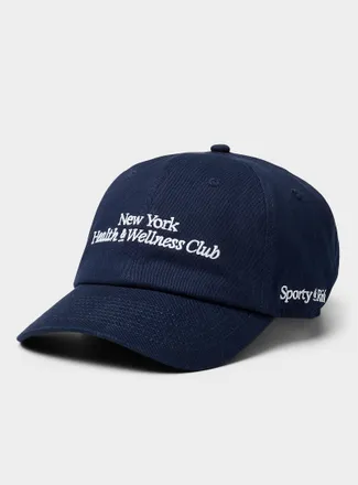 Sporty & Rich Mens New York Health Wellness Club cap