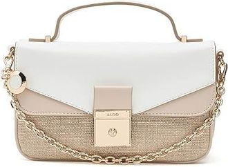 Aldo Eleira Cross Body Womens Handbags Champagne, Polyurethane