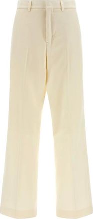 Ami Dames, Broeken, Beige, Maat: 3XS Wol