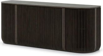 Woodek Aparador en roble macizo con acabado espresso