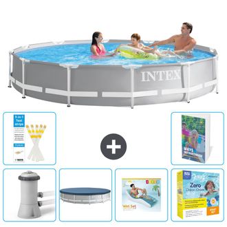 Intex Piscina Prism Frame Redonda - 366x76 Cm - 7-piezas S309