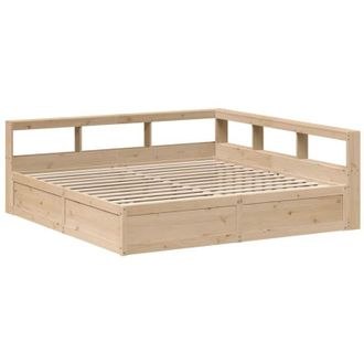 vidaXL Vidaxl - Letto Libreria senza Materasso 200x200 cm in Legno di Pino