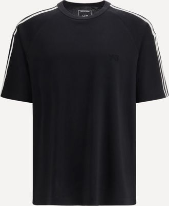 Yohji Yamamoto T-shirt a maniche corte con 3 strisce Man L