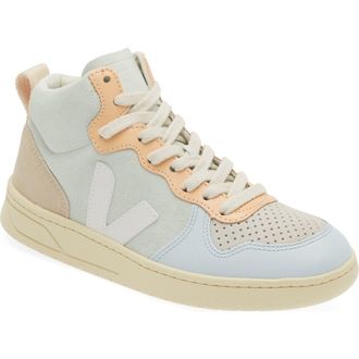 Veja V-15 Mid Top Sneaker in Jade White-Multico at Nordstrom Rack, Size 41