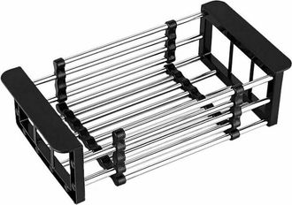 OEM Cesta De Escurridor, Escurridor De Fregadero, Escurridor Telesc&oacute;pico De Acero Inoxidable, Utilizado Para Lavar Platos En El Fregadero De La Cocina, Es