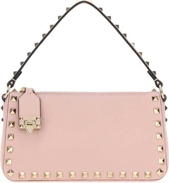 Valentino Garavani Kleine Rockstud Crossbody Tas - Dames - Handtassen - Roze - ONE Size - Leer - Tassen