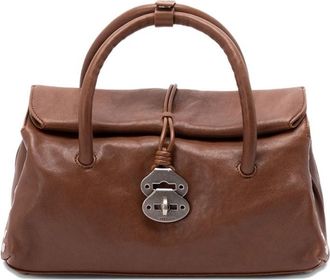 Zanellato Brown Dotta Satchel