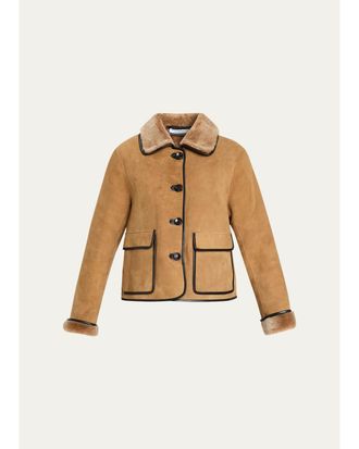 Fleurette Rowan Shearling Barn Jacket