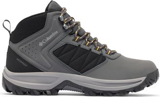 Columbia mens Transverse Hike Waterproof, Dark Grey/Stinger, 9.5 Wide