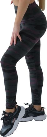 Generic High Waist Womens Leggings - 4 Way Stretch Yoga Pants Workout Leggings - Ankle Length Jeggings for Women(S-M, Black Camouflage)