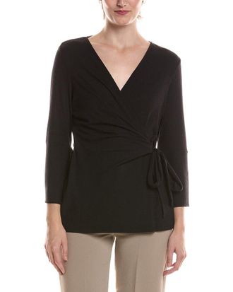 Anne Klein Handkerchief Ruffle Shirt