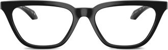 Versace Greca-motif cat-eye glasses - women - Nylon - 53 - Black