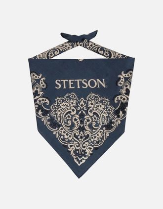 Stetson Mens Stetson Paisley Bandana - Blue