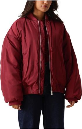 Notre-V Bordeaux Damesjas Gemina - Dames - Bomber jackets - Rood - M - Jassen