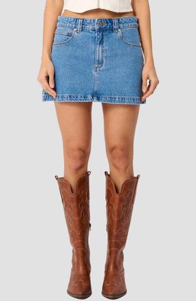 Abrand Jody A-Line Denim Skirt in Debbie at Nordstrom, Size 29