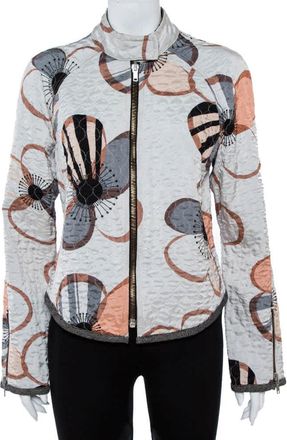 Emporio Armani Multicolor Floral Print Quilted Jacket