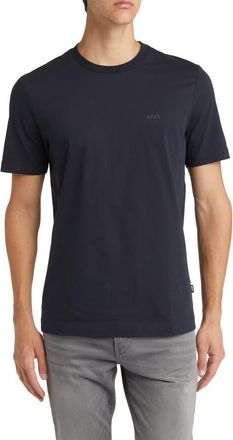 BOSS Thompson Solid T-Shirt in Dark Blue at Nordstrom, Size Xxx-Large