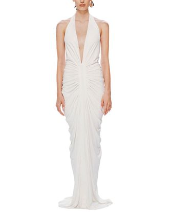 Misha Collection The Venus Gathered Cupro Dress