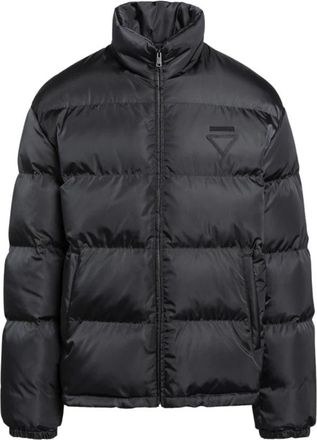 Prada Piumino - Heren - Winterjassen - Zwart - XL - Nylon - Jassen