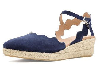 Eric Michael Abilene Womens Wedge Shoes Navy : EU 40 (US Womens 9.5-10) M (B), Leather