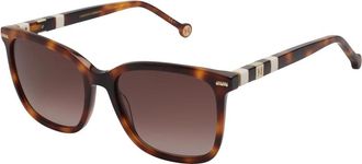 Carolina Herrera Vierkante zonnebril - Dames - Zonnebrillen - Bruin - ONE Size - Accessoires