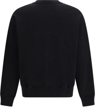Moschino Mens Black Cotton Sweatshirt Clothing