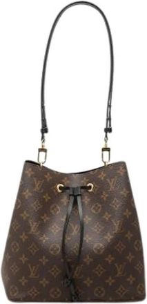 Louis Vuitton Pre-owned Neonoe Bucket Bag - Dames - Vintage Tas - Bruin - ONE Size - Leer - Vintage