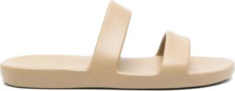 The Row Rubberen slippers - Grijs