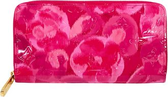 Louis Vuitton Indian Rose Pink Monogram Vernis Long Wallet (Bi-Fold) (Pre-Owned)