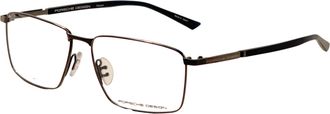 Porsche Design Mens 57mm Dark Gunmetal Blue Opticals