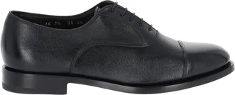 Santoni Goodyear Leather Lace-Up Shoes