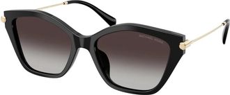 Michael Kors Catskills Zonnebril - Dames - Zonnebrillen - Zwart - 54 MM - Accessoires