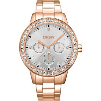 Gevril Group Soho Multifunction Bracelet Watch in Rose Gold at Nordstrom Rack