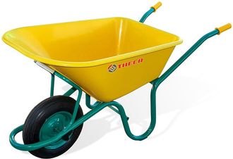 Theca Theca Carretilla Obra Nylon Pl. 100l Rueda Neumatica, Carretilla Obra Con Bandeja De 100l De Capacidad. Su Dise&ntilde;o Permite Un Vaciado Controlado Del Ma