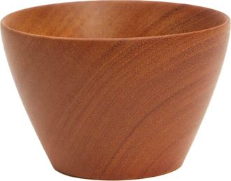 Itza Wood Mini Bowl Candleholder - Set of 2 in Mahogany at Nordstrom