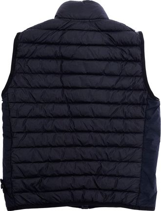 Stone Island Boys Down Jacket Blue Polyamide Padded
