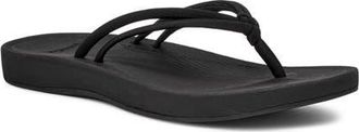 Sanuk Cosmic Sands Water Friendly Flip Flop in Blk at Nordstrom, Size 10