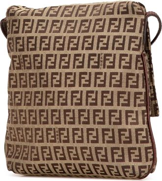 Fendi Hobo Bags - 2000-2010 Zucchino Canvas Crossbody - Gr. unisize - in Braun - für Damen