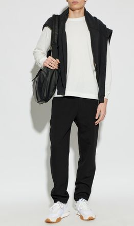 Lacoste Sweatpants With Logo Appliqu&eacute;, Mens, Black