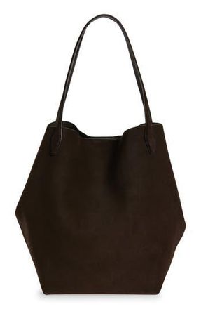 Madewell Oversize Suede Shopper in Dark Carob at Nordstrom Rack