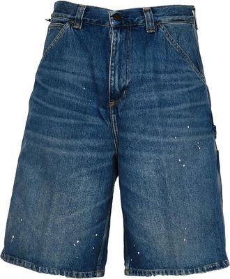 Carhartt Work in Progress Denim Shorts - Heren - Denim shorts - Blauw - L - Denim - Korte Broeken