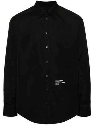 Dsquared2 Camicia con stampa - Nero