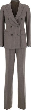 Tagliatore T Parigi Pak - Dames - Business pakken - Beige - S - Wol - Kostuums
