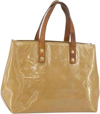 Louis Vuitton Pre-owned Vintage Handtas - Dames - Vintage Handtas - Beige - ONE Size - Leer - Vintage