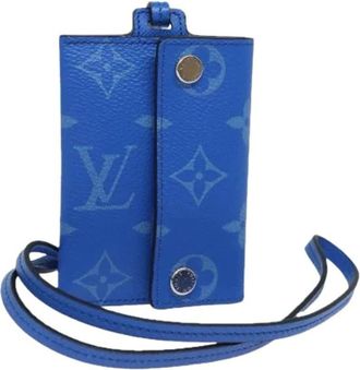 Louis Vuitton Pre-owned Wallets, female, Blue, Size: ONE SIZE Pre-owned Canvas Wallet