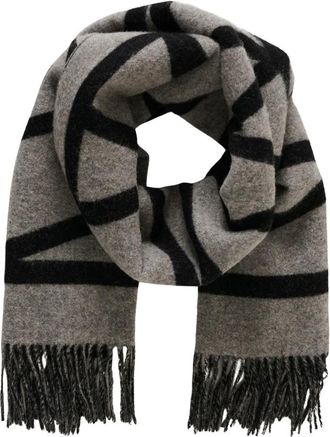 Inwear Myrthe IW Logo Sjaal - Dames - Wintersjaals - Grijs - ONE Size - Wol - Accessoires