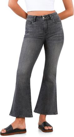 HINT OF BLU Perfect Flare Jeans in Soft Grey at Nordstrom, Size 25